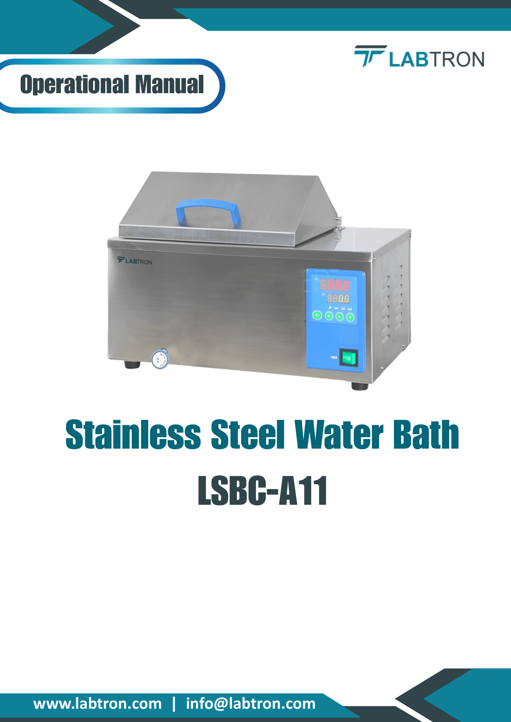 Stainless Steel Water Bath LSBC-A11 Manual