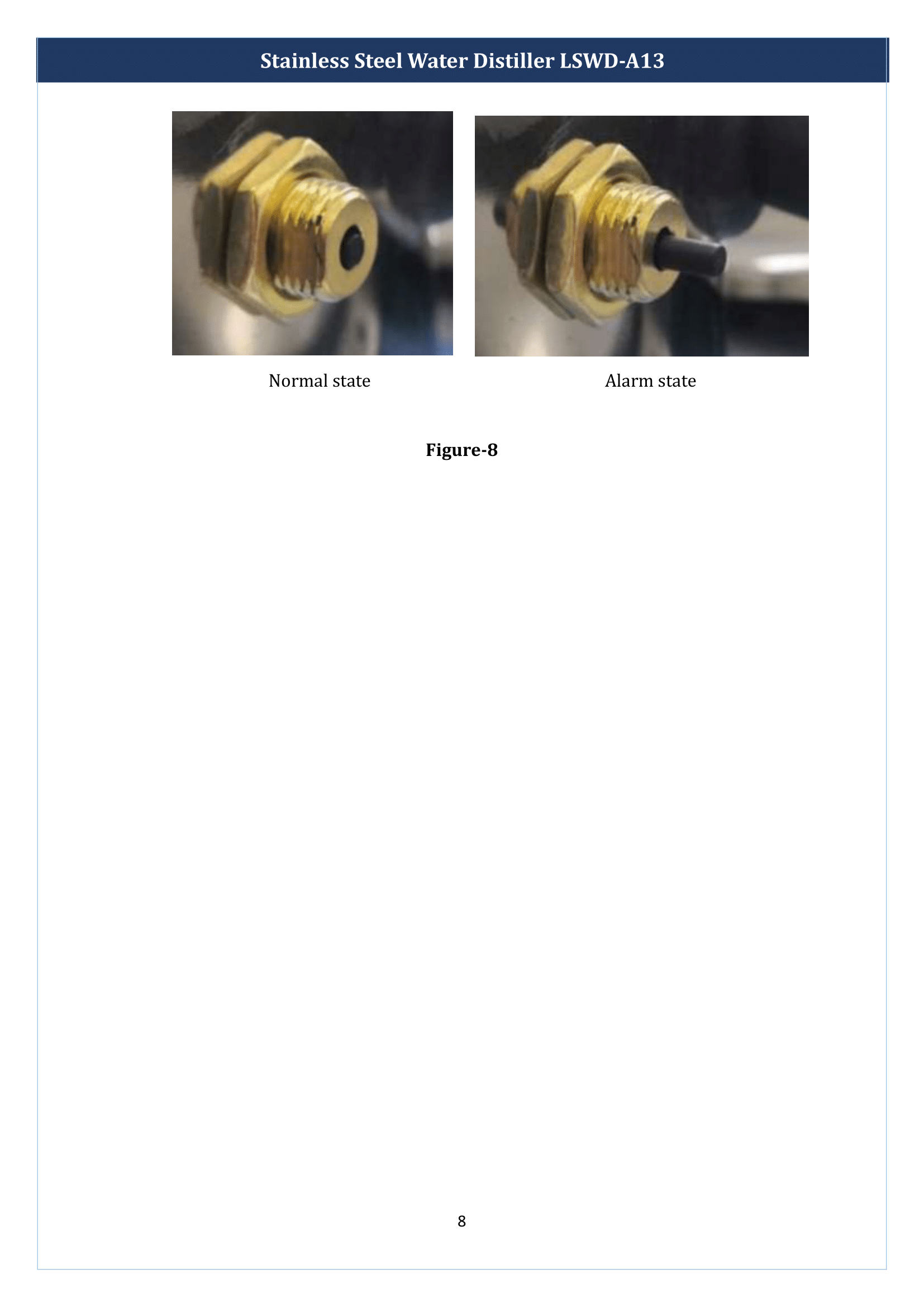 Stainless Steel Water Distiller LSWD-A13 Manual