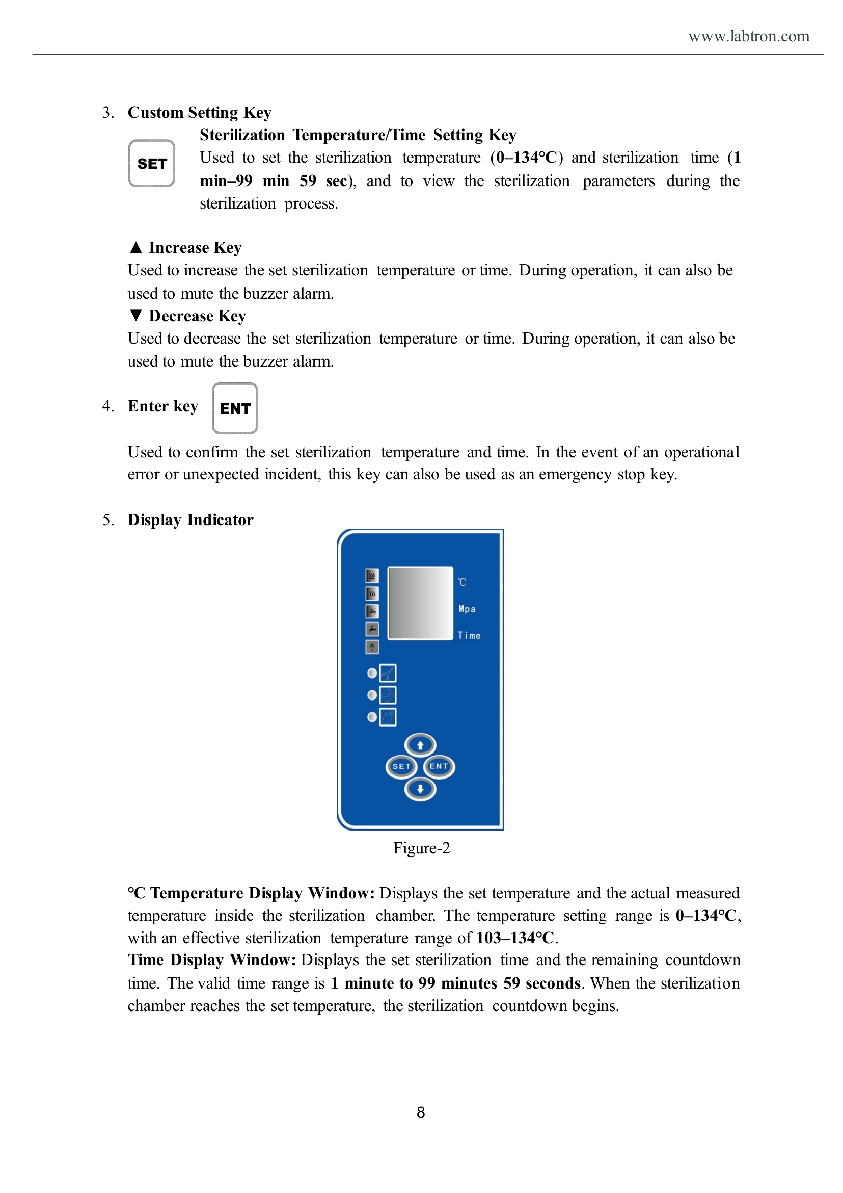 Tabletop Autoclave LTTA-B13 Manual