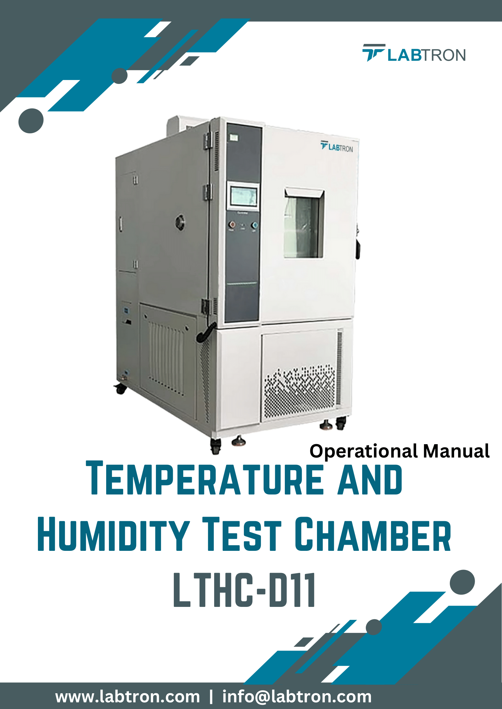 Temperature and Humidity Test Chamber LTHC-D11 Manual