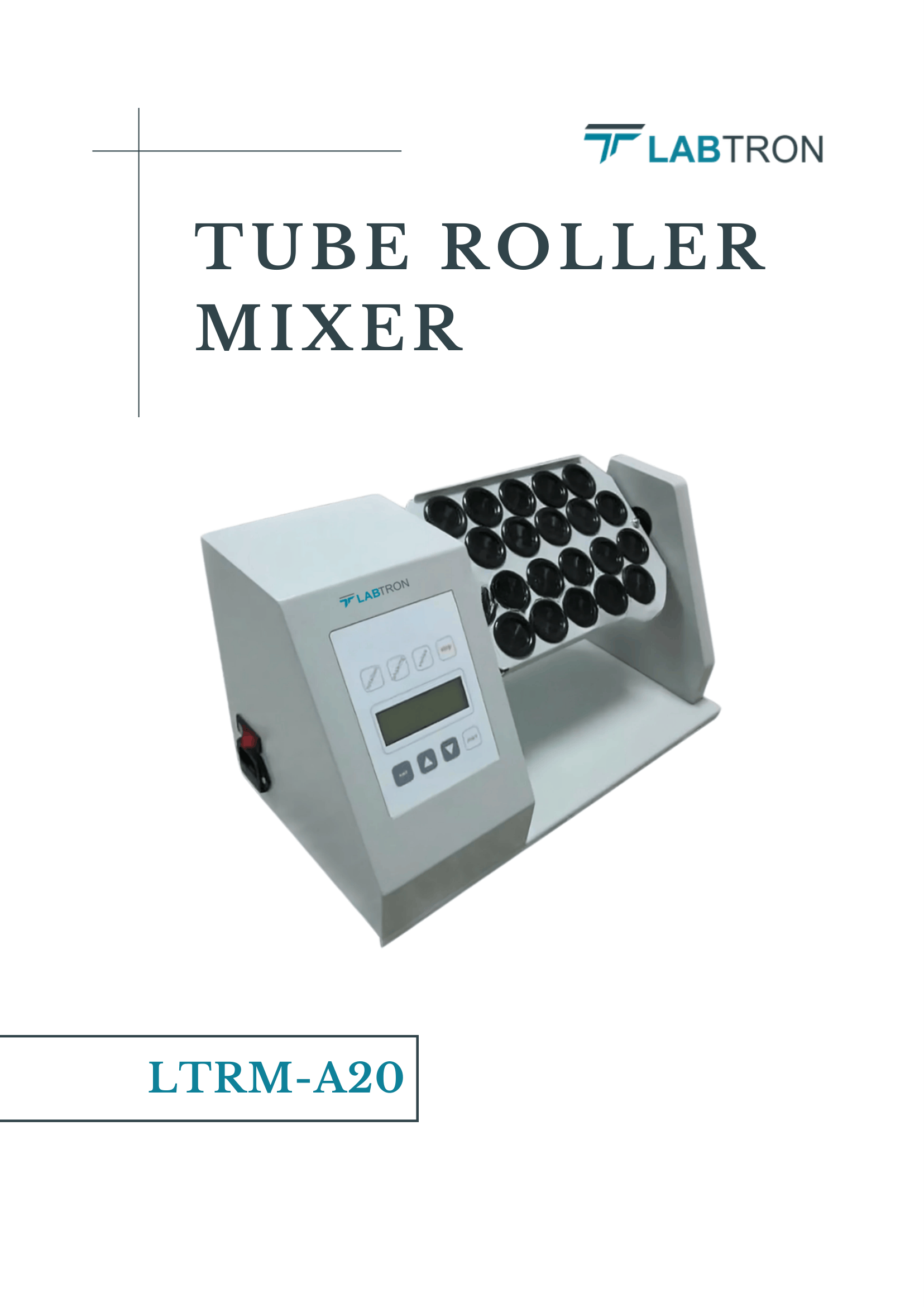 Tube Roller Mixer LTRM-A20 Manual