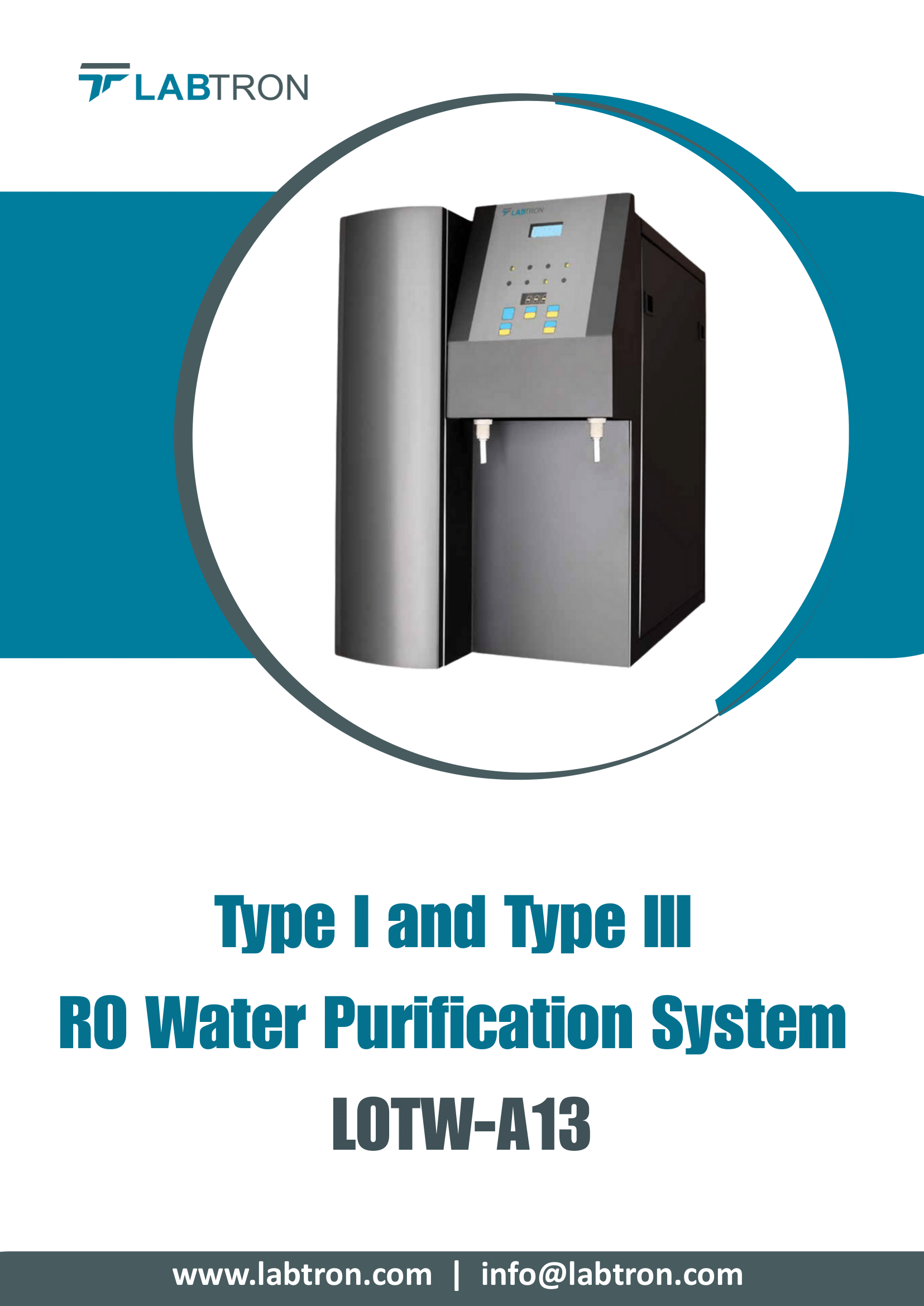 Type I And Type III RO Water Purification System LOTW-A13 Manual