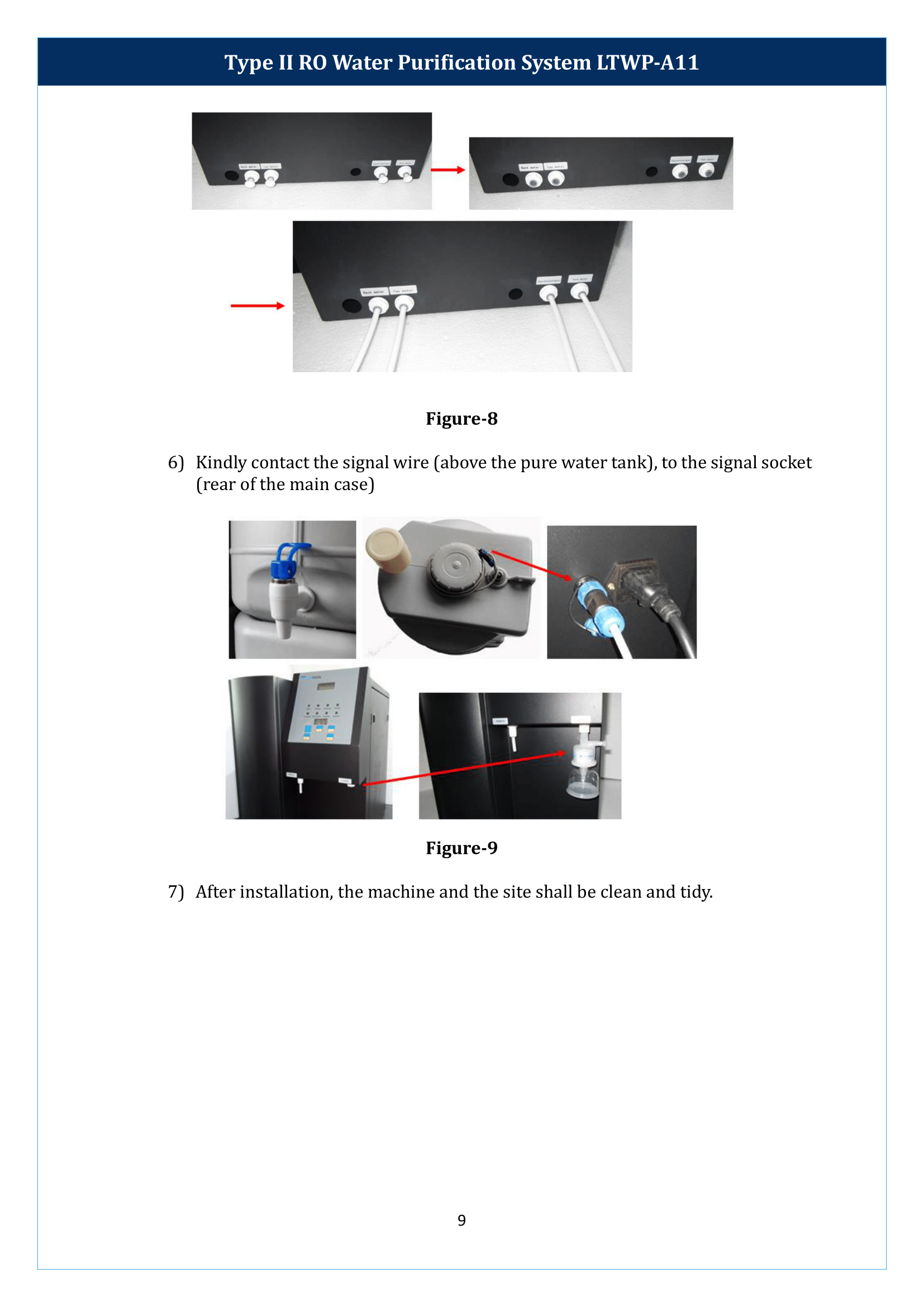 Type II RO Water Purification System LTWP-A11 Manual