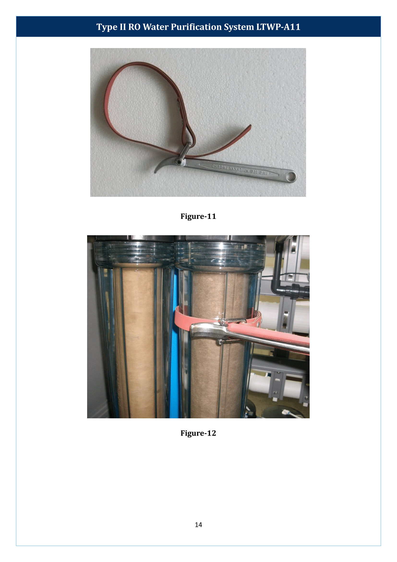 Type II RO Water Purification System LTWP-A11 Manual