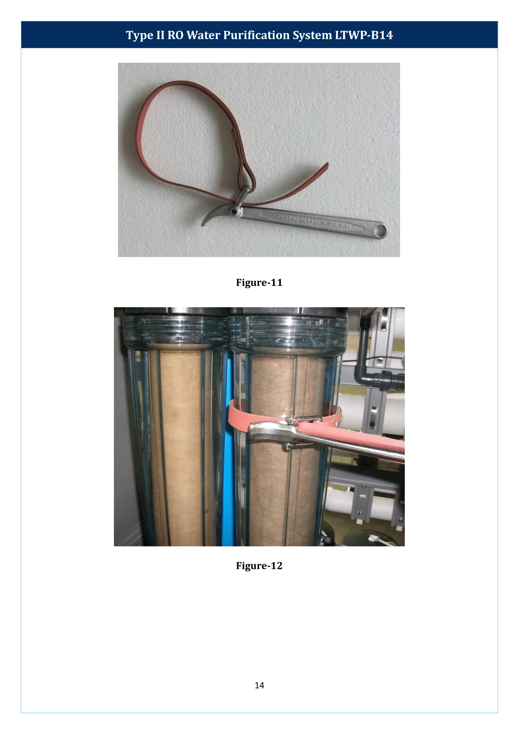 Type II RO Water Purification System LTWP-B14 Manual