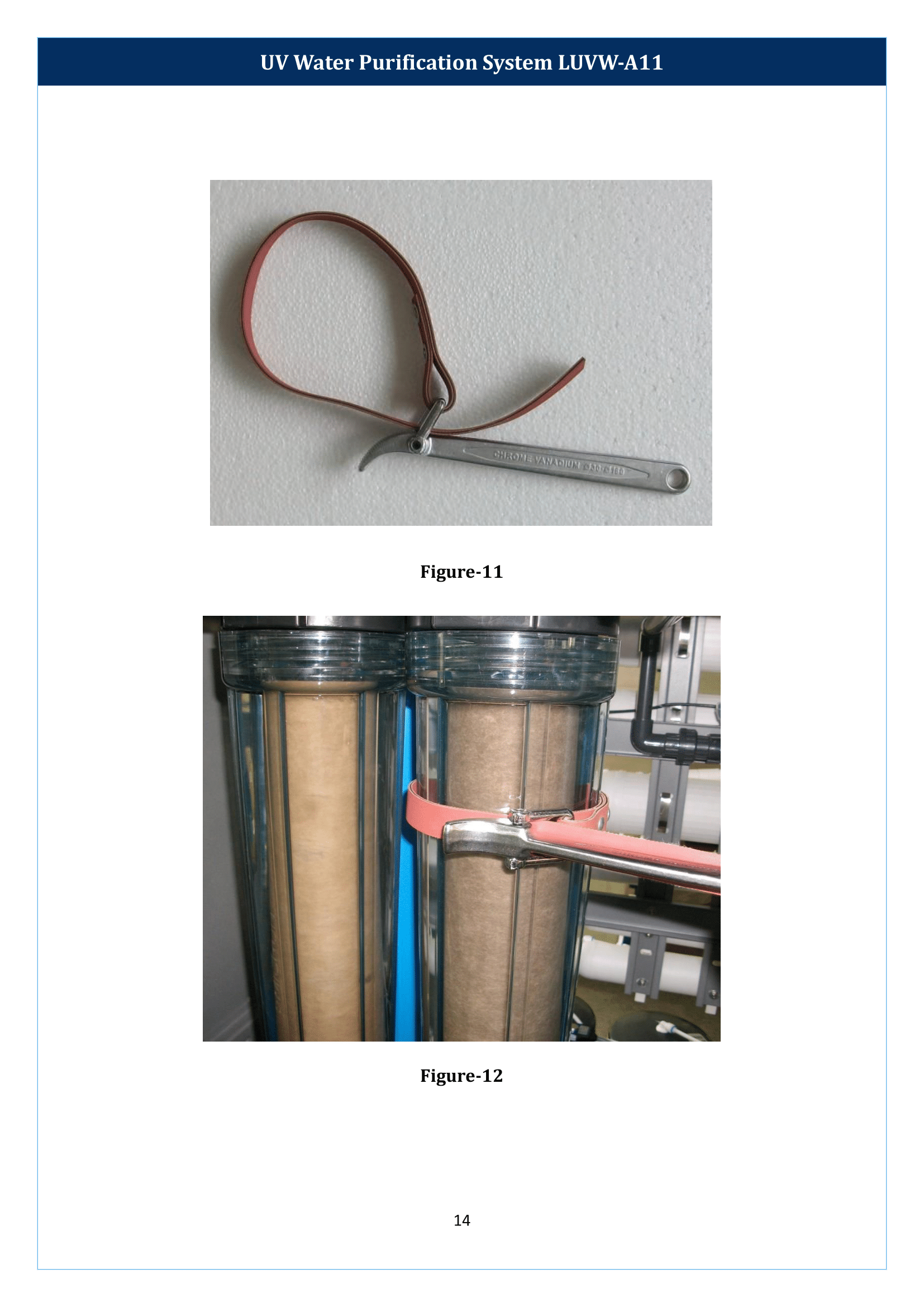 UV Water Purification System LUVW-A11 Manual
