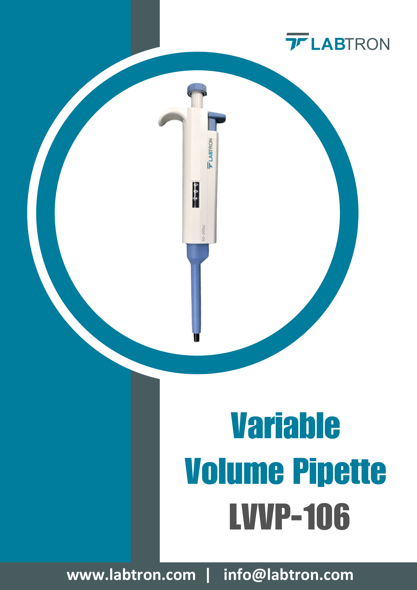 Variable Volume Pipette LVVP-106 Manual