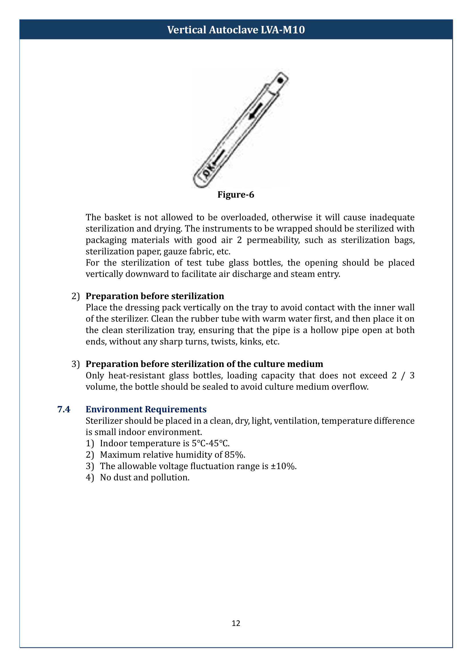 Vertical Autoclave LVA-M10 Manual