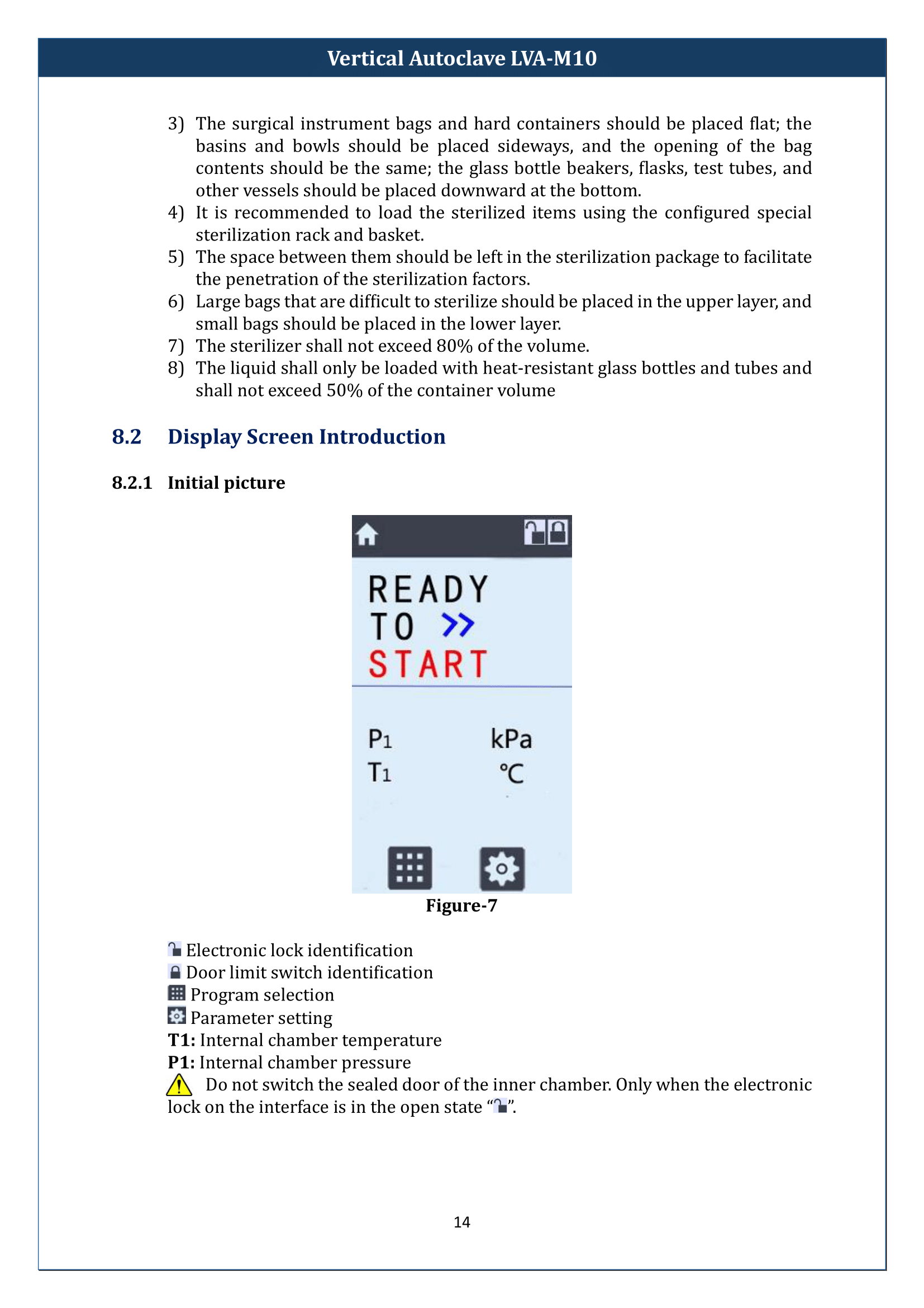 Vertical Autoclave LVA-M10 Manual