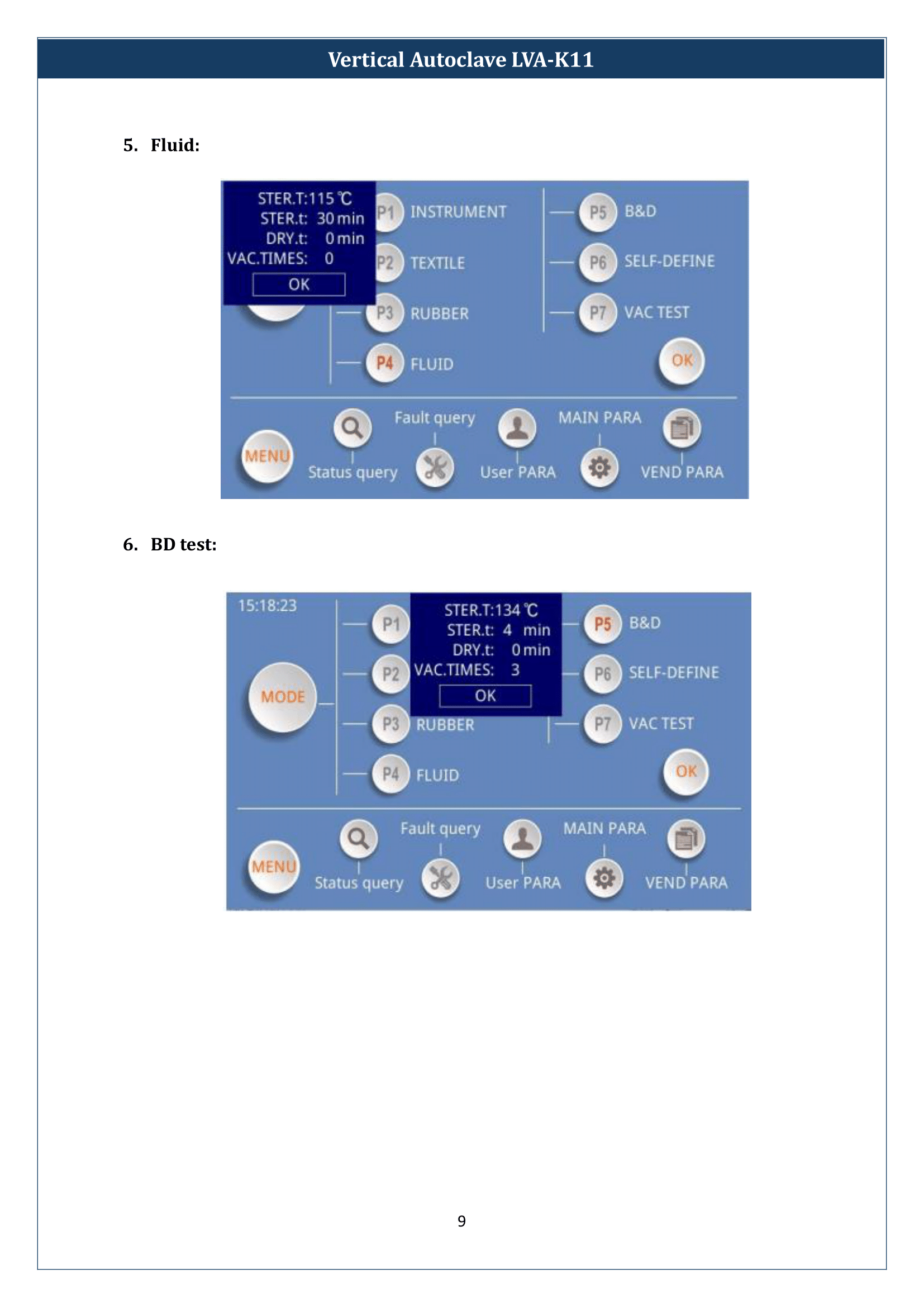 Vertical Laboratory Autoclave LVA-K11 Manual