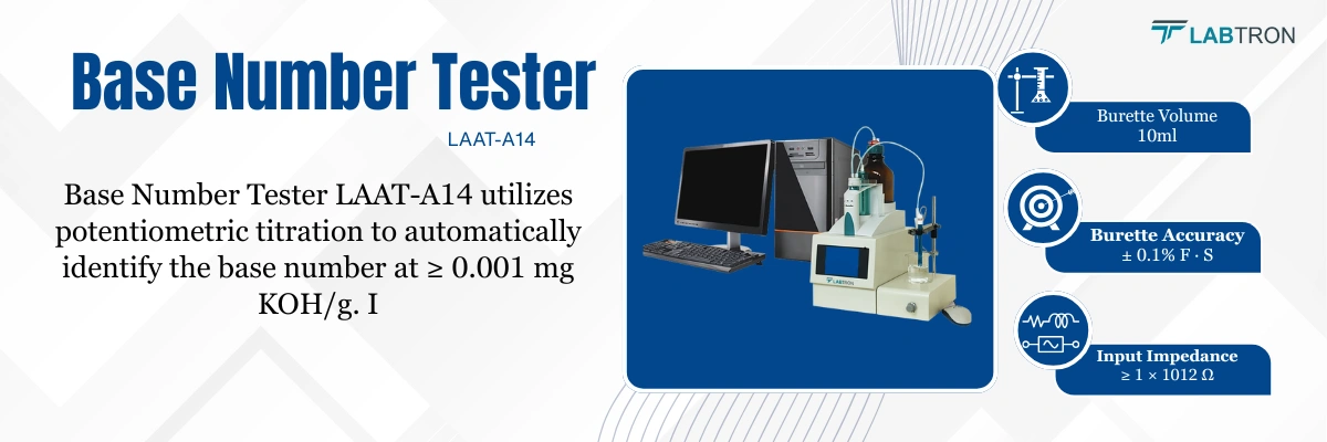 Base Number Tester LAAT-A14 | Burette Volume: 10ml | Minimum Titration Volume: 0.001ml