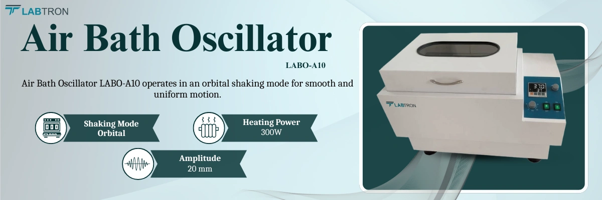 Air Bath Oscillator LABO-A10 | Shaking Mode: Orbital | Amplitude: 20 mm
