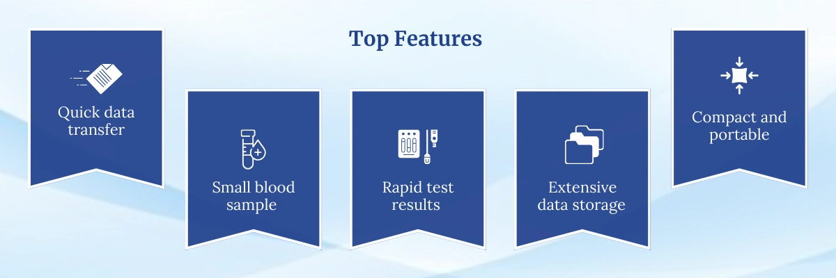 Hemoglobin Analyzer LAHA-A10 | Quick data transfer | Small blood sample