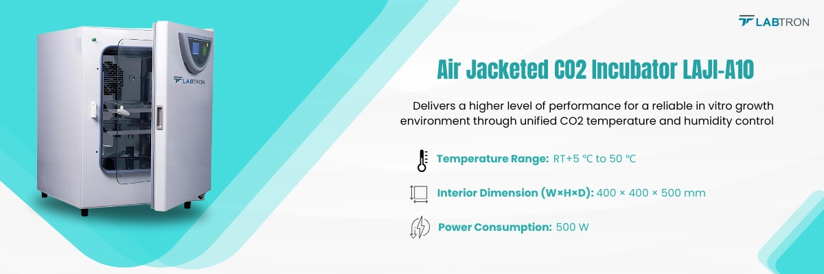 Air Jacketed CO2 Incubator LAJI-A10