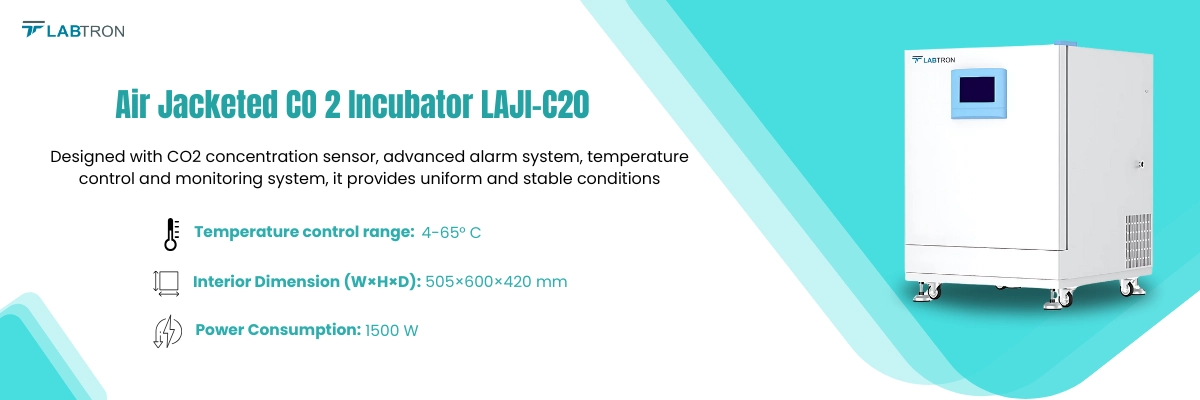 Air Jacketed CO2 Incubator LAJI-C20