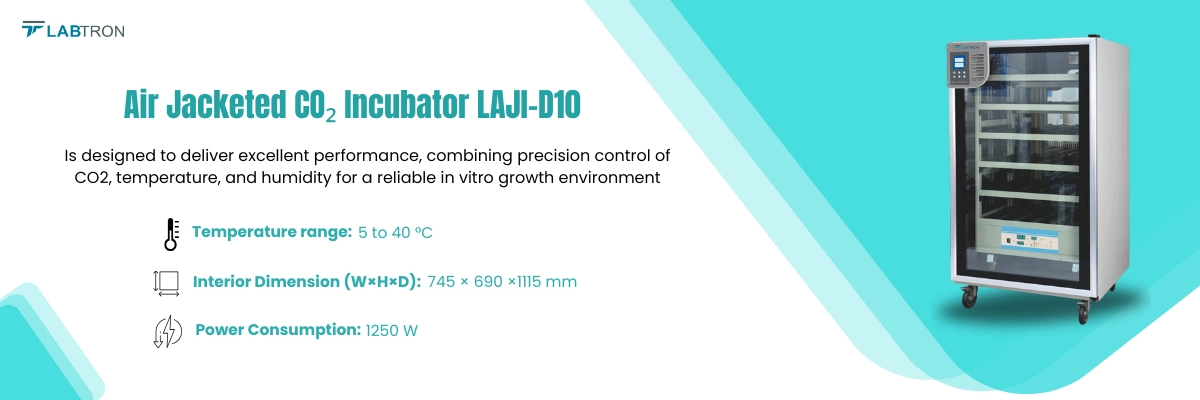 Air Jacketed CO2 Incubator LAJI-D10