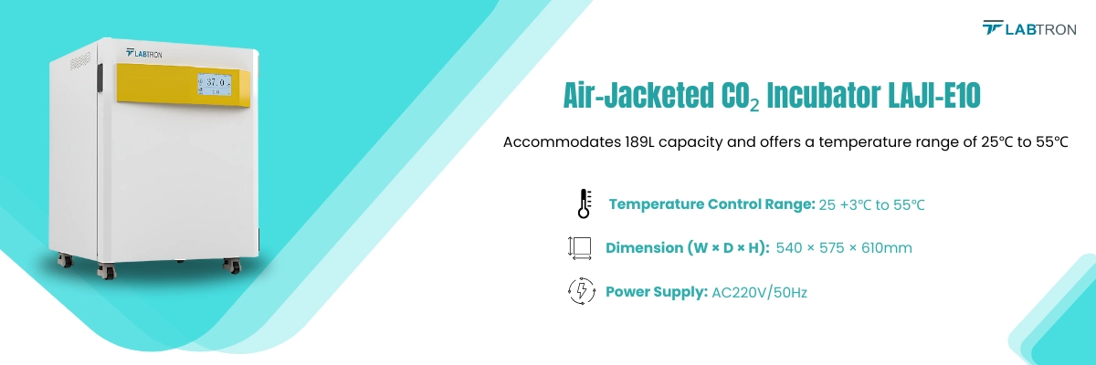 Air-Jacketed CO₂ Incubator LAJI-E10