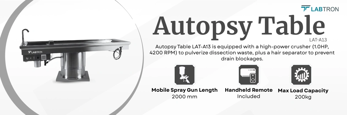 Autopsy Table LAT-A13 | 2000kg max load capacity 