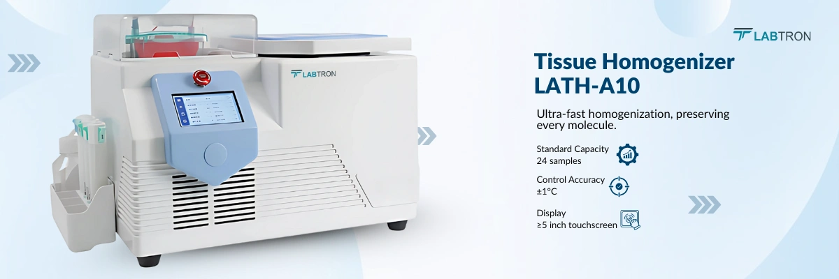 Tissue Homogenizer LATH-A10 | 24 samples capacity | 5 inch touchscreen