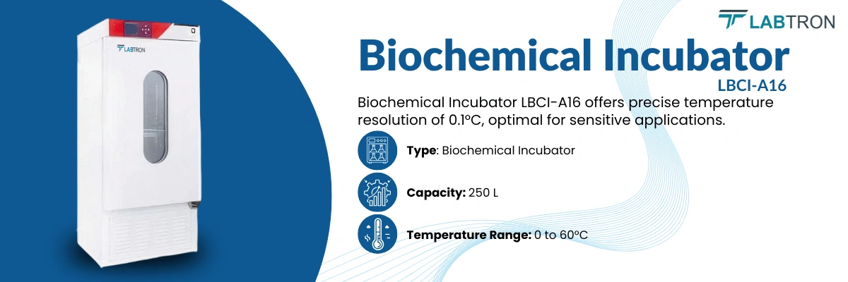 Biochemical Incubator LBCI-A16 | Type : Biochemical Incubator | Capacity : 250 L