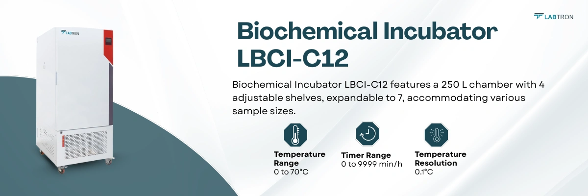 Biochemical Incubator LBCI-C12 | Type : Biochemical Incubator | Capacity : 250 L