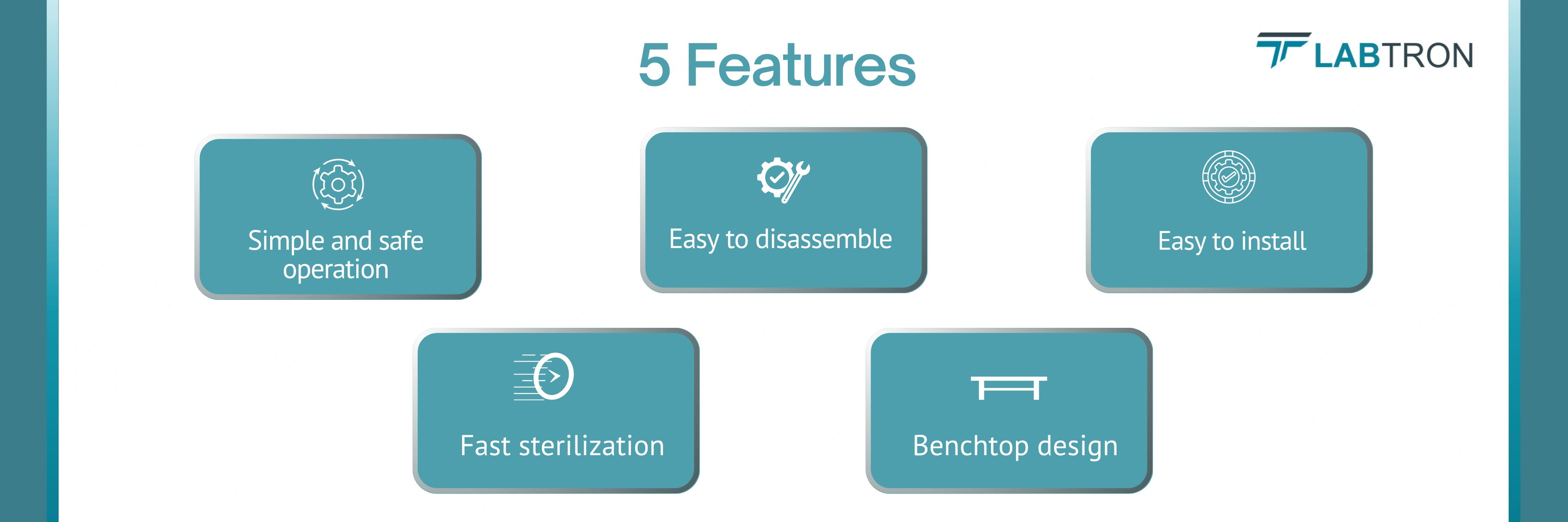 Bacti-Cinerator Sterilizer LBCS-B10 | Simple and safe operation  | Fast sterilization |  Easy to disassemble | Easy to install | Benchtop design