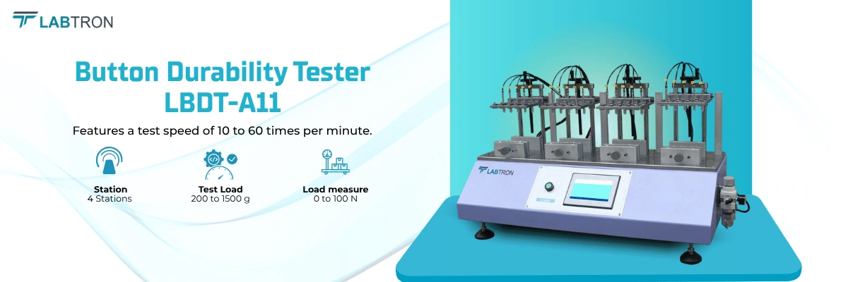 Button Durability Tester LBDT-A11 | Station : 4 Stations (24 test head) | Test Load : 200 to 1500 g