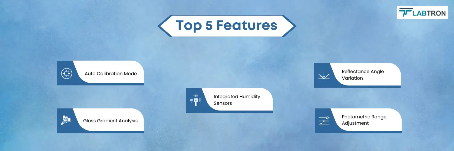 Benchtop Gloss Meter LBGM-A16 | Auto Calibration Mode | Gloss Gradient Analysis