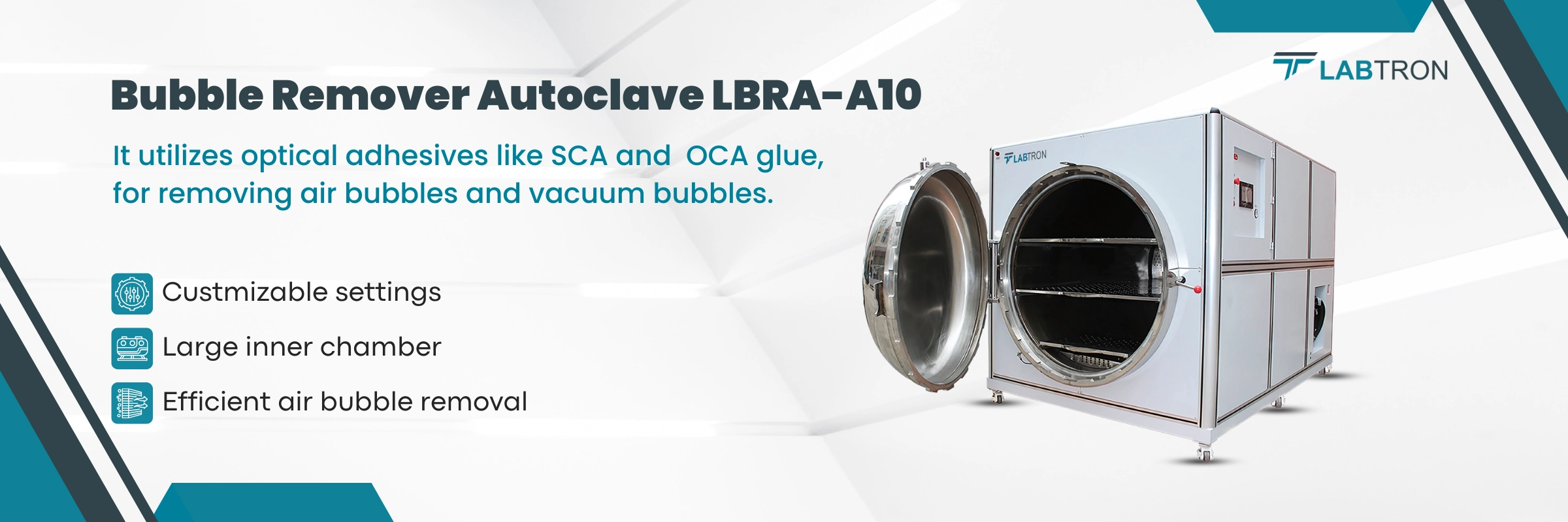 Bubble Remover Autoclave LBRA-A10 Banner
