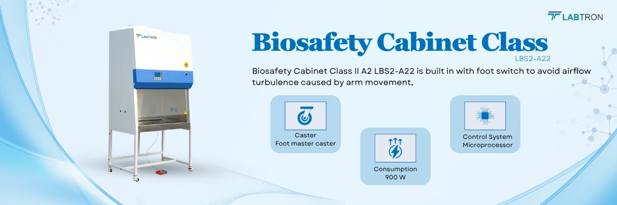 Biosafety Cabinet Class II A2 LBS2-A22 Inflow Velocity	0.53 ± 0.025 m/s