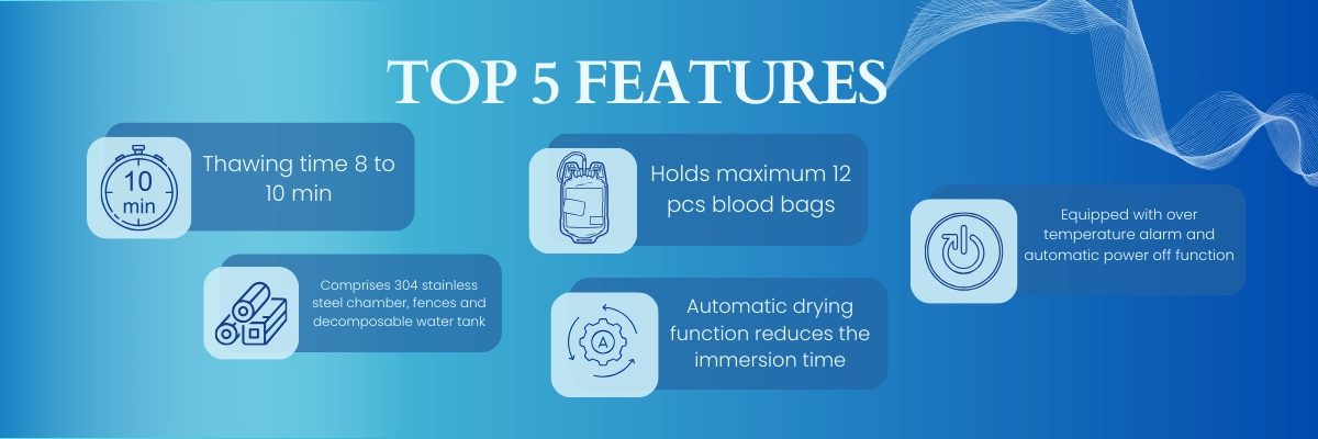Blood Thaw Machine LBTM-A11 | Thawing time 8 to 10 min | Automatic drying function Blood Thaw Machine LBTM-A11 | Thawing time 8 to 10 min | Automatic drying function