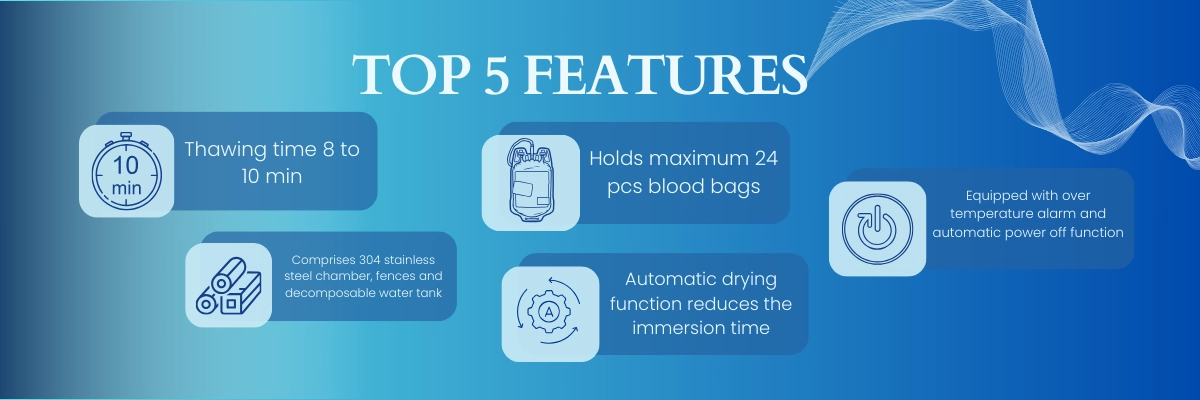 Blood Thaw Machine LBTM-A12 | Thawing time 8 to 10 min | over temperature alarm