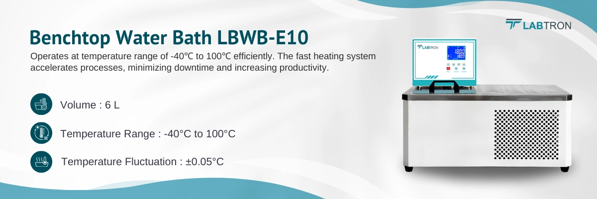 Benchtop Water Bath LBWB-E10 Banner