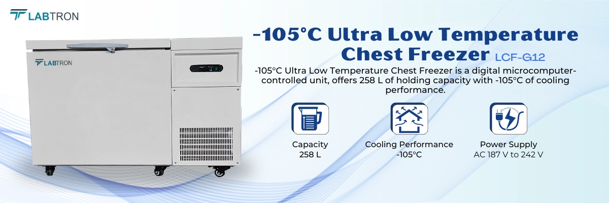 -105°C Ultra Low Temperature Chest Freezer LCF-G12 Banner