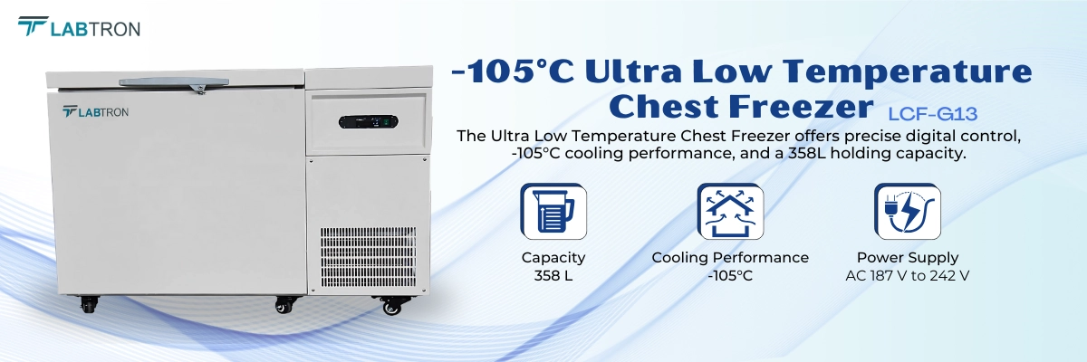 -105°C Ultra Low Temperature Chest Freezer LCF-G13 Banner