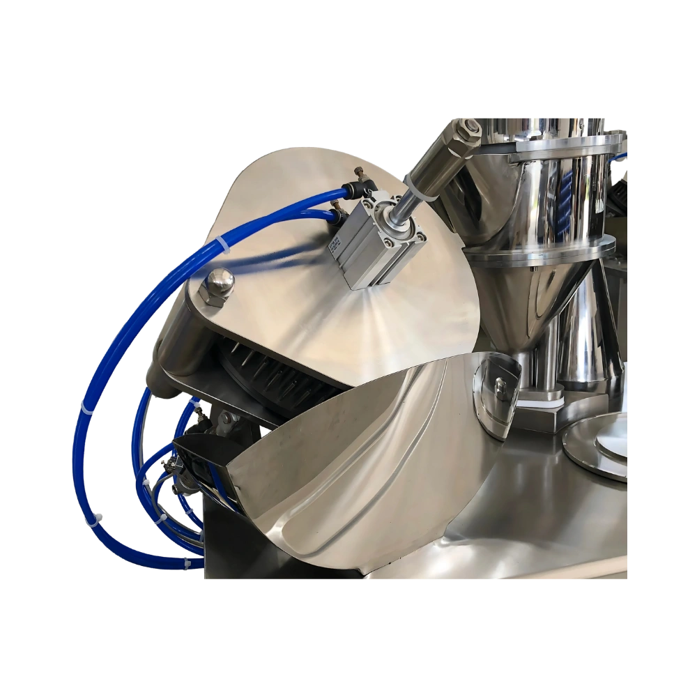 Semi-automatic capsule filling machine LCFM-A11_side view
