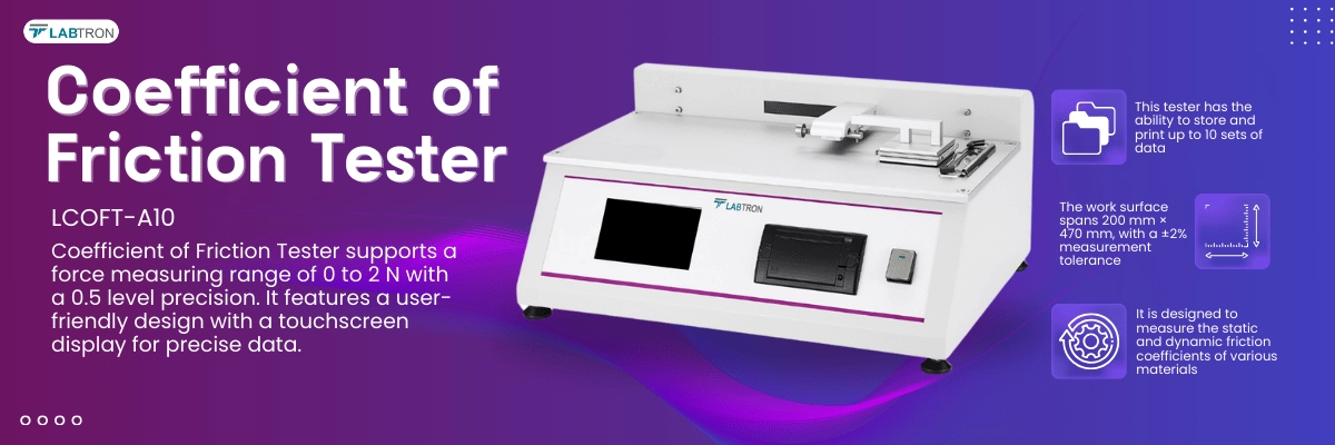 Coefficient of Friction Tester LCOFT-A10