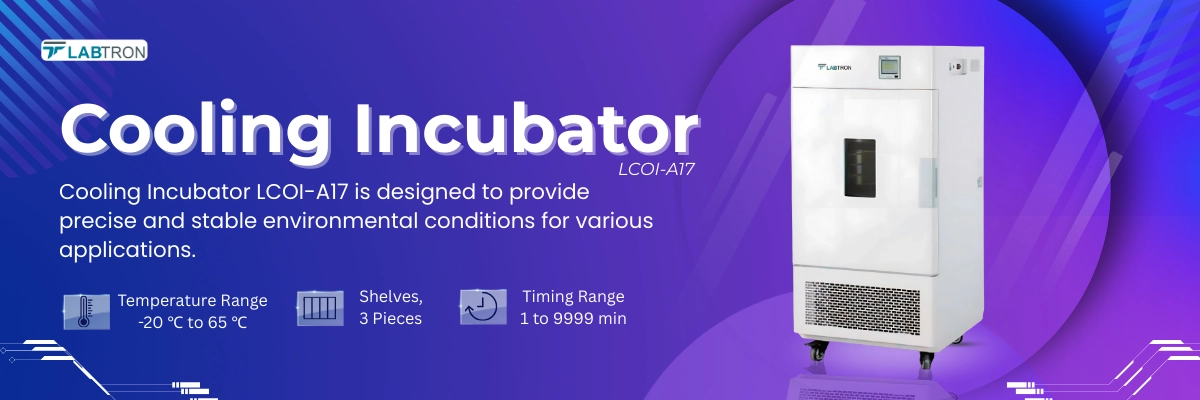 Cooling Incubator LCOI-A17 | Temperature Range -20 ℃ to 65 ℃ | Temperature Resolution 0.1 ℃