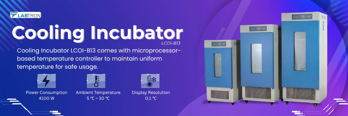 Cooling Incubator LCOI-B13 | Ambient Temperature 5 ℃ ~ 30 0℃ | Shelves 3 pcs