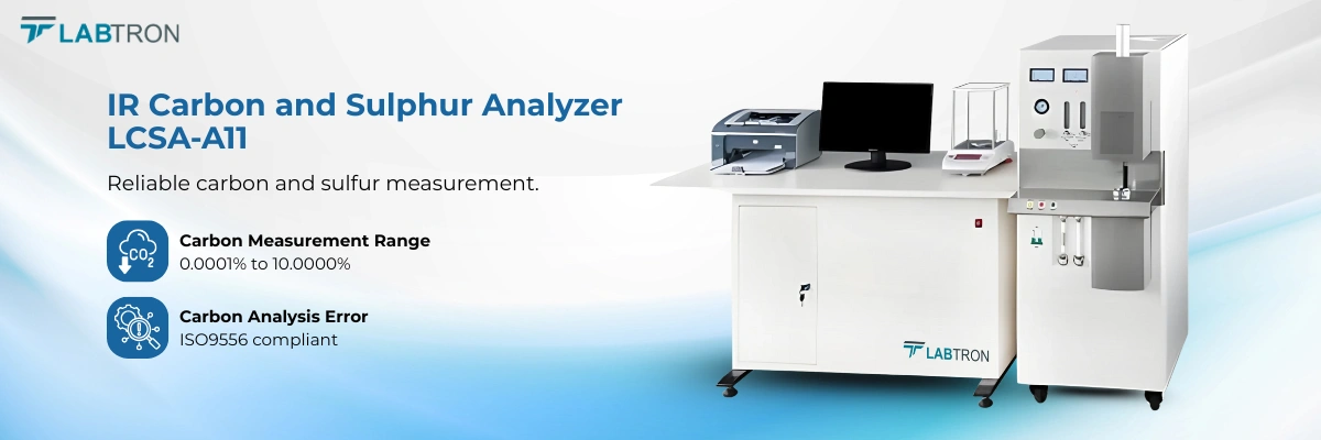 IR Carbon and Sulphur Analyzer LCSA-A11(front view)