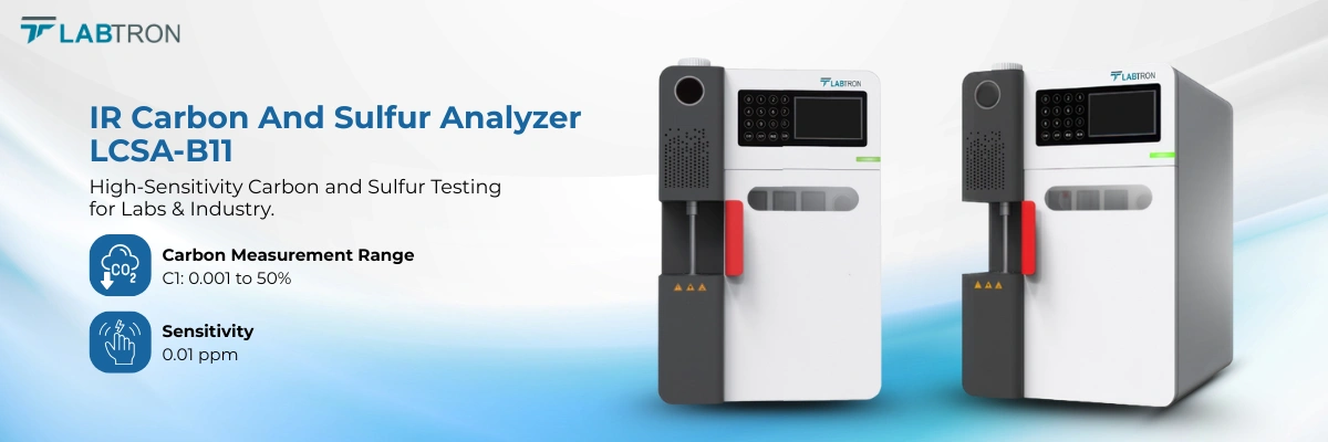 IR Carbon And Sulphur Analyzer LCSA-B11(Front view)