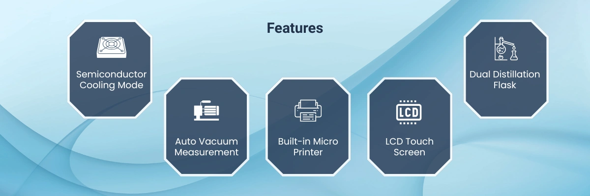 Vacuum Distillation Analyzer LDA-A10 | Semiconductor Cooling Mode | Auto Vacuum Measurement