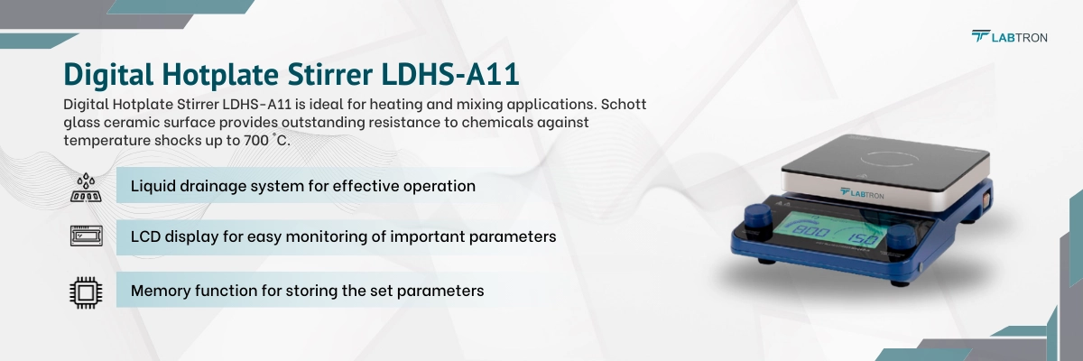 Digital Hotplate Stirrer LDHS-A11 banner
