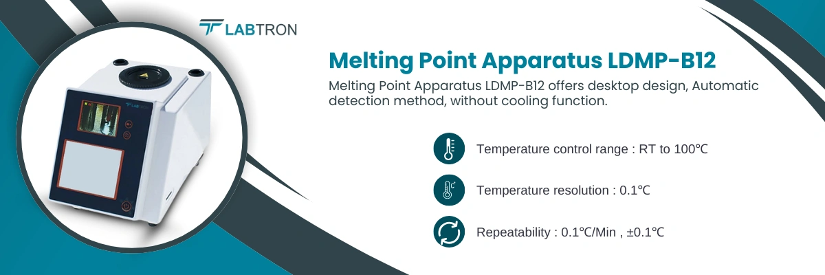 Melting Point Apparatus LDMP-B12 | Temperature gradients: (0.1 to 10.0)℃/Min | Temperature accuracy: 0.1℃