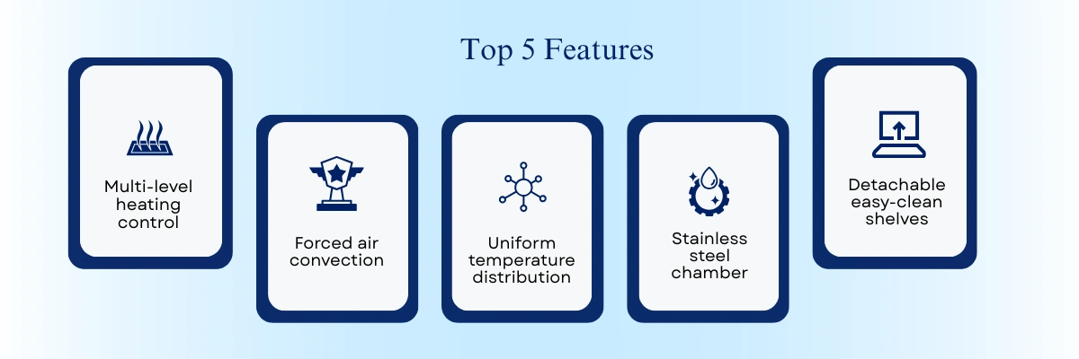 Drying Oven LDO-E17 | Multi-level heating control | Uniform temperature distribution
