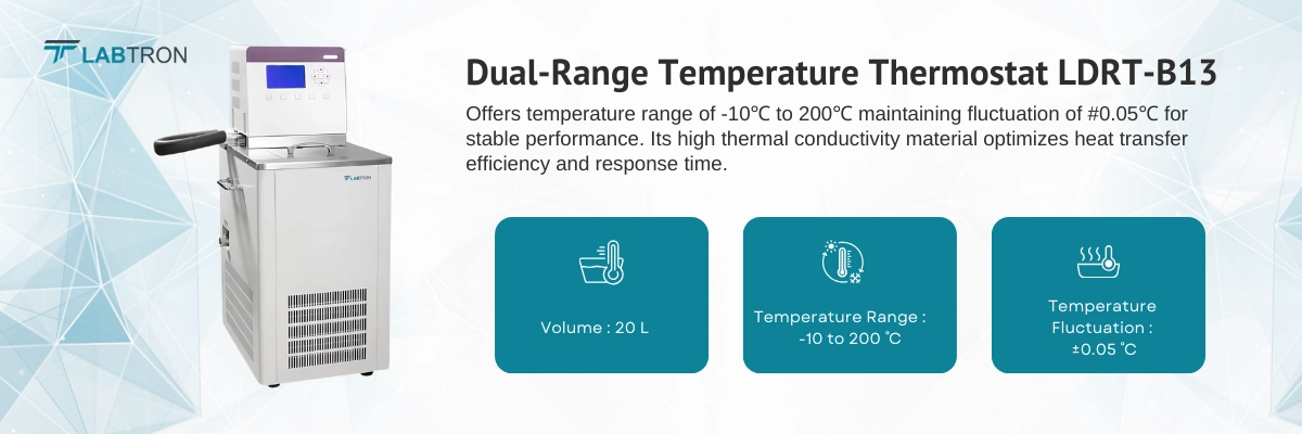 Dual-Range Temperature Thermostat LDRT-B13 Banner