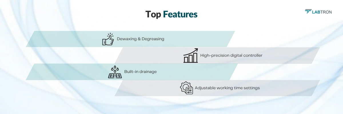  Digital Ultrasonic Cleaner LDUC-C14 | Built-in drainage | Adjustable working time settings