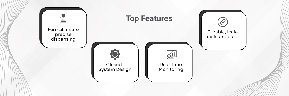Formalin Dispenser LFRD-A10 | Real-time monitoring | Closed-system design