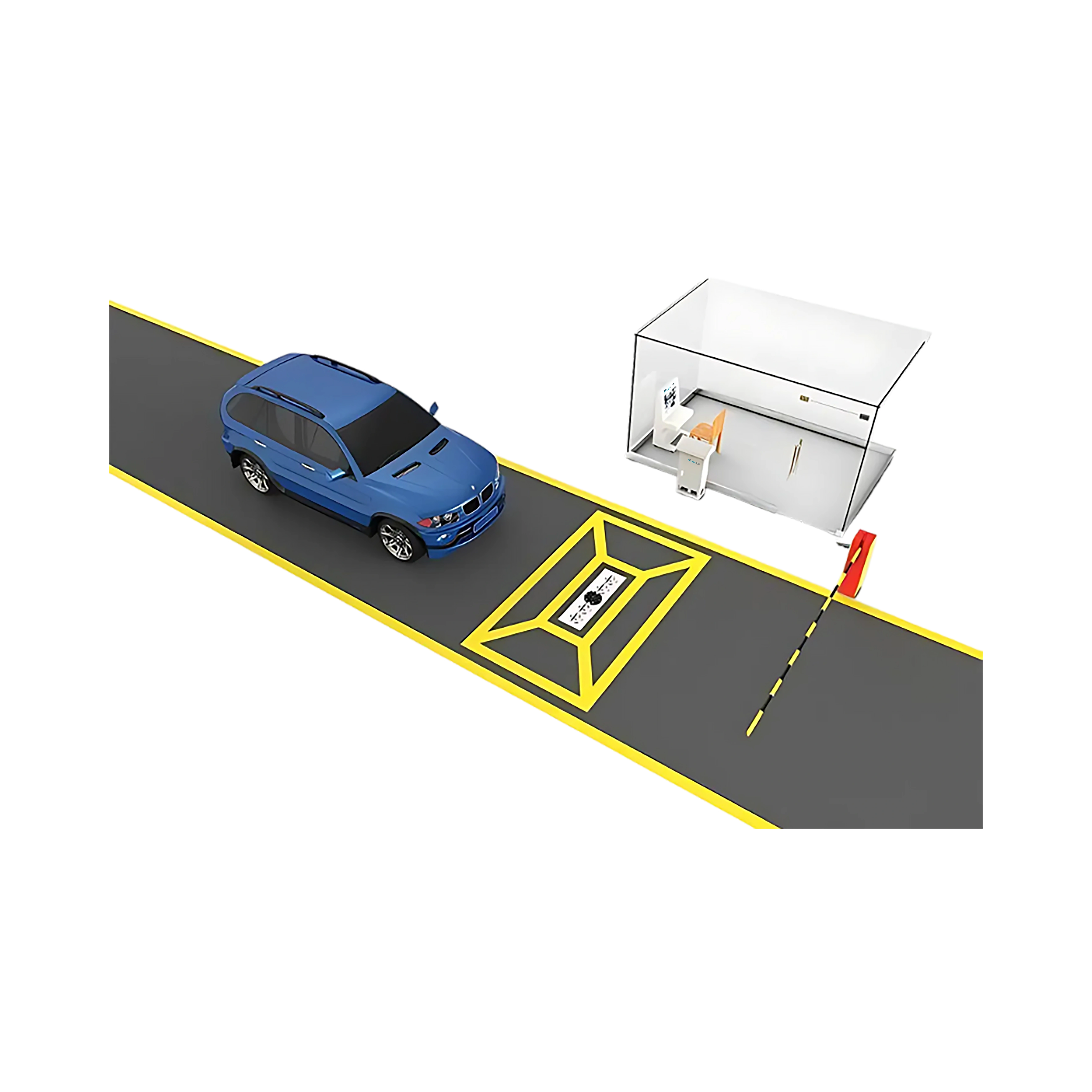 Fixed Under Vehicle Surveillance System LFVS-B11_Front View