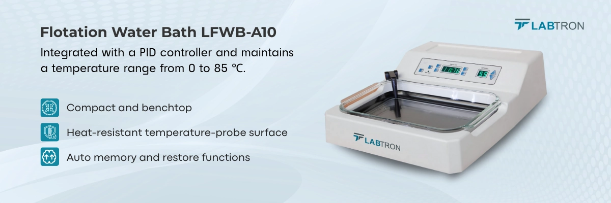 Flotation Water Bath LFWB-A10 Banner